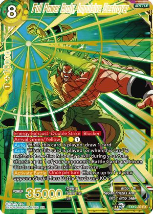 Image of Full Power Broly, Impulsive Destroyer (EX19-30) - Special Anniversary Set 2021