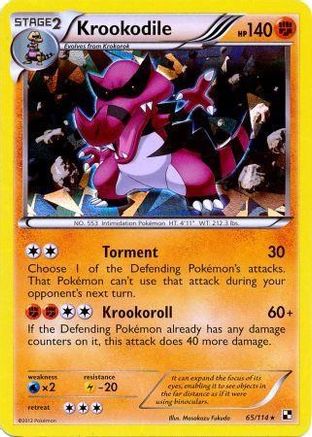 Image of Krookodile 065/114  - Holofoil Blister Exclusives - Promo