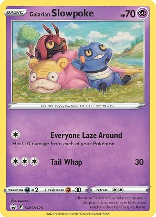 Image of Galarian Slowpoke SWSH126  - Holofoil SWSH Sword & Shield Promo Cards - Promo