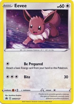Image of Eevee SWSH127  - Holofoil SWSH Sword & Shield Promo Cards - Promo