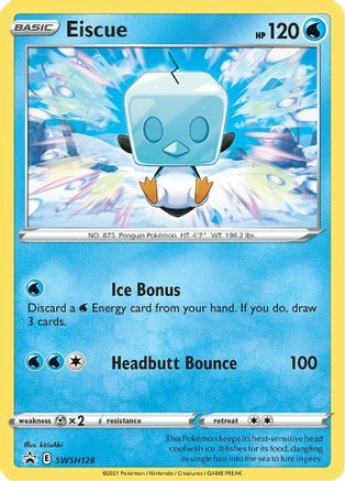 Image of Eiscue SWSH128  - Holofoil SWSH Sword & Shield Promo Cards - Promo