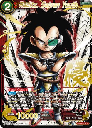 Image of Raditz, Saiyan Youth (Alternate Art) (BT11-005) - Special Anniversary Set 2021
