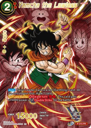 Image of Yamcha the Lawless (Alternate Art) (P-215) - Special Anniversary Set 2021 Foil