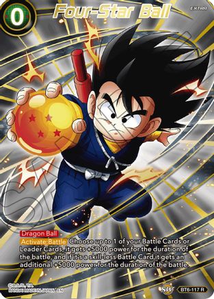 Image of Four-Star Ball (Alternate Art) (BT6-117) - Special Anniversary Set 2021