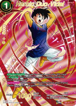 Image of Heroic Duo Videl (Alternate Art) (TB2-011) - Special Anniversary Set 2021 Foil