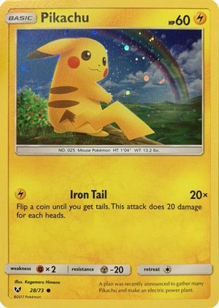Image of Pikachu 028/73  - Holofoil Miscellaneous Cards & Products - Promo