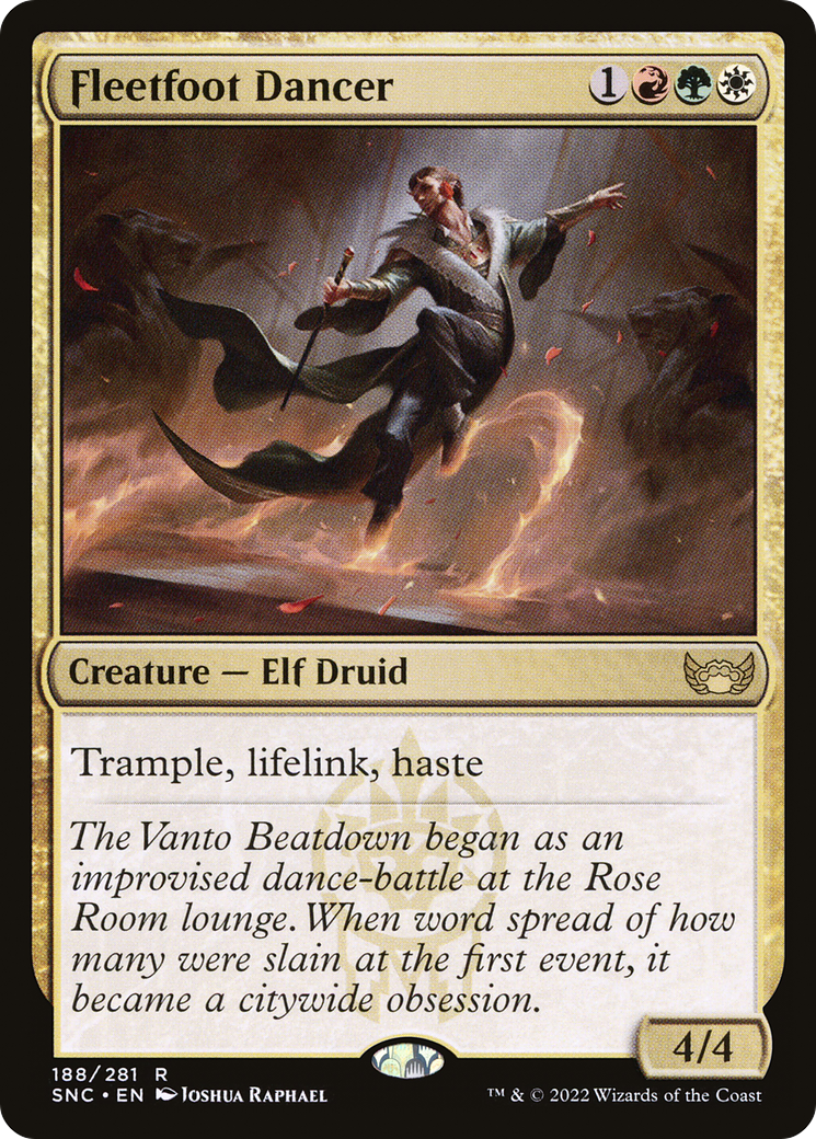Image of Fleetfoot Dancer (SNC-188) - Streets of New Capenna Foil