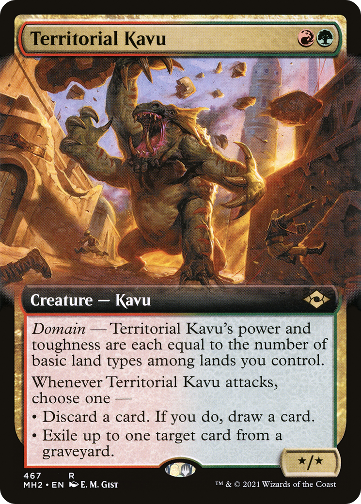 Image of Territorial Kavu (Extended Art) (MH2-467) - Modern Horizons 2: (Extended Art) Foil