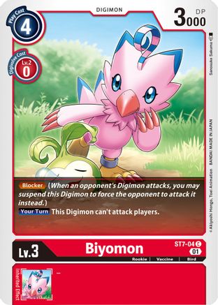 Image of Biyomon (ST7-04) - Starter Deck 07: Gallantmon