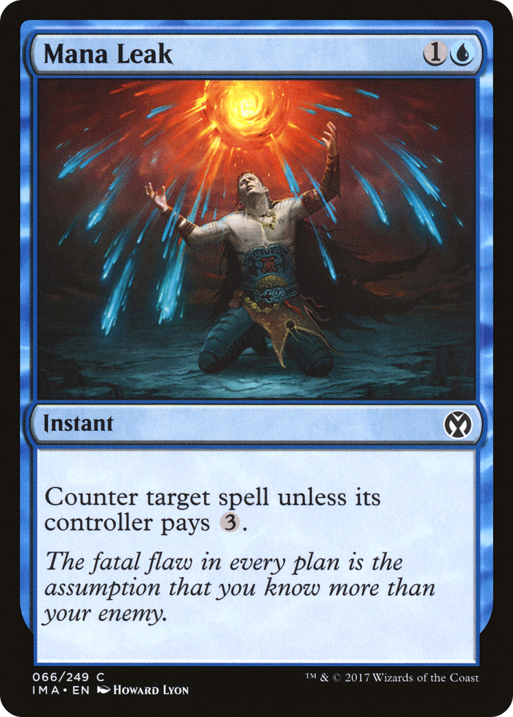 Image of Mana Leak (IMA-066) - Iconic Masters Foil