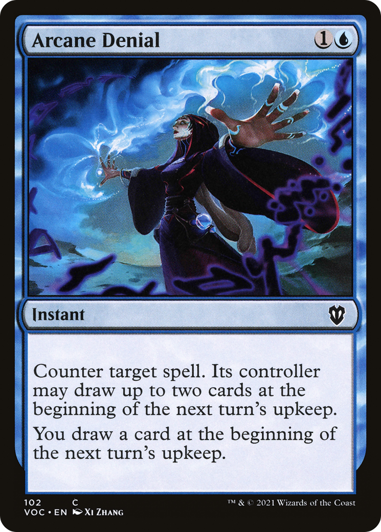Image of Arcane Denial (VOC-102) - Crimson Vow Commander