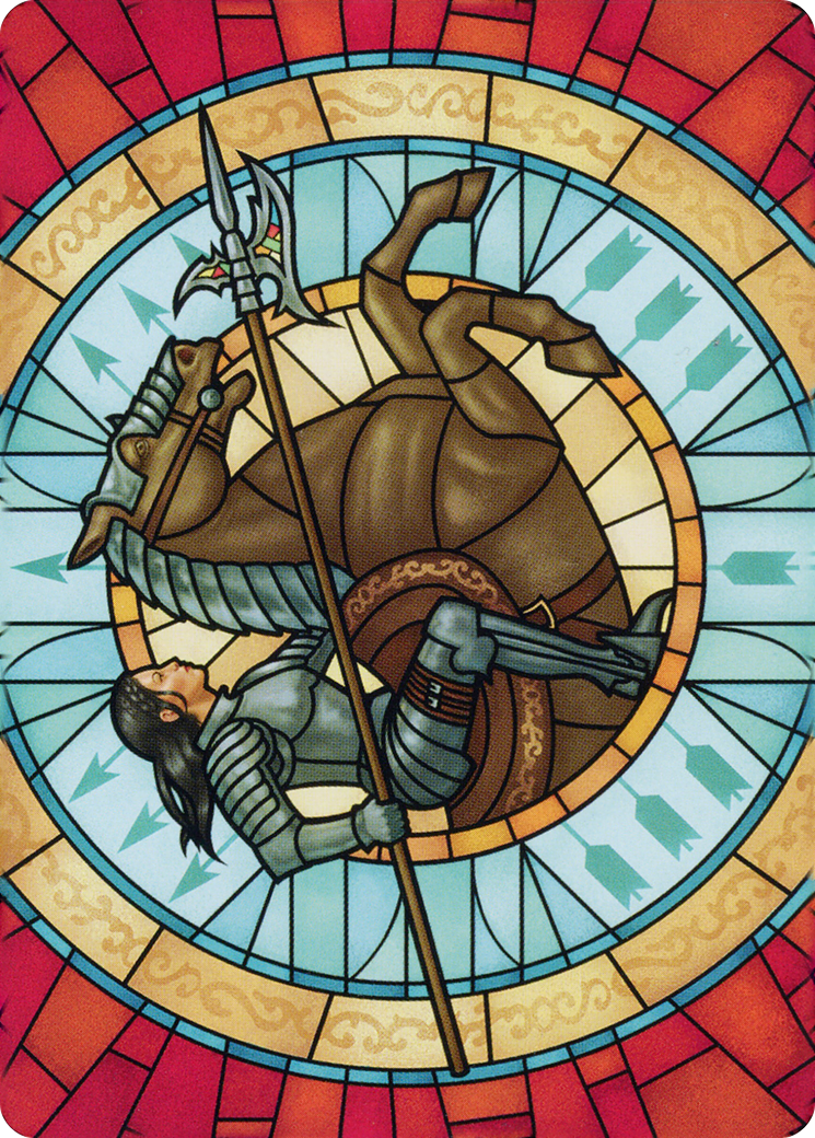 Image of Tori D'Avenant, Fury Rider // Tori D'Avenant, Fury Rider (ADMU-078) - Dominaria United Art Series (Borderless) Foil