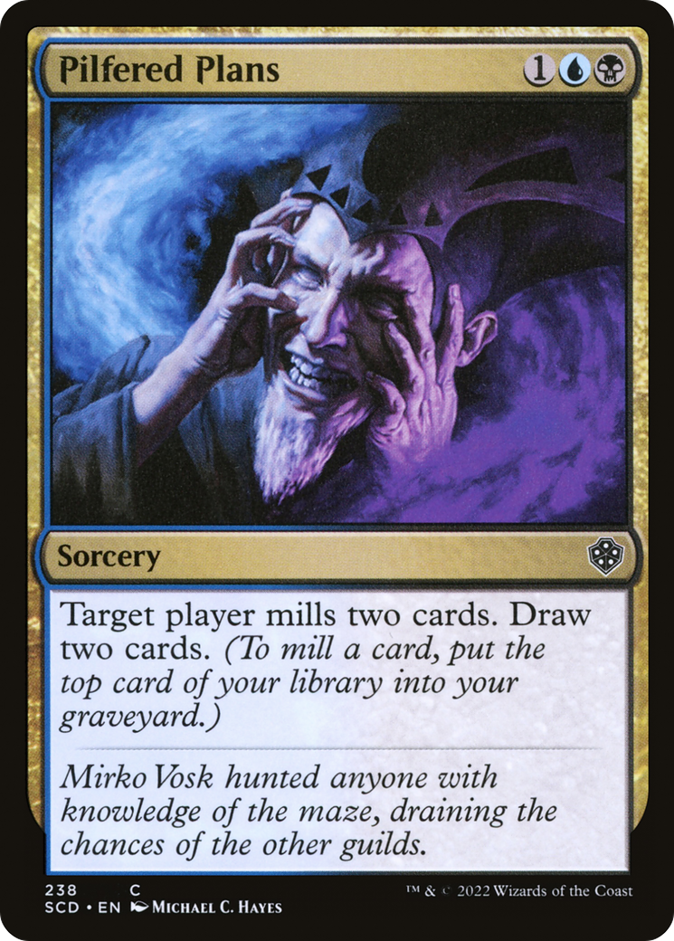 Image of Pilfered Plans (SCD-238) - Starter Commander Decks