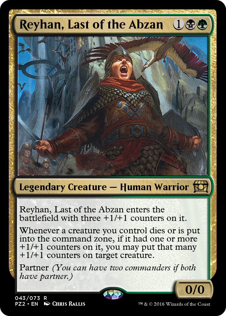 Image of Reyhan, Last of the Abzan (PZ2-043) - Treasure Chest Foil