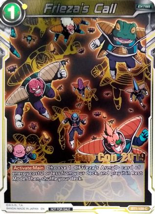 Image of Frieza's Call (Gen Con 2019) (BT1-109) - Promotion Cards Foil