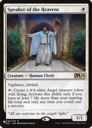 Image of Speaker of the Heavens (LIST-038/274) - The List Reprints
