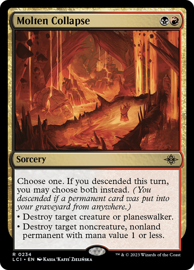 Image of Molten Collapse (LCI-234) - The Lost Caverns of Ixalan Foil