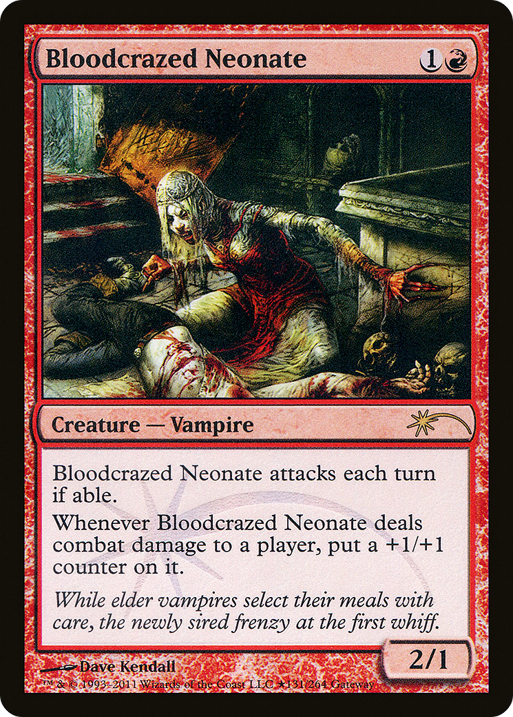 Image of Bloodcrazed Neonate (WPN-083) - Wizards Play Network 2011 Foil