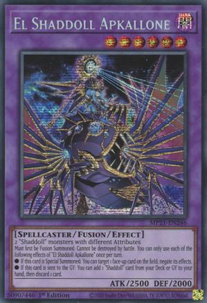 Image of El Shaddoll Apkallone (MP21-EN246) - 2021 Tin of Ancient Battles 1st Edition