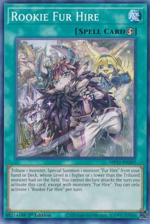 Image of Rookie Fur Hire (MP21-EN207) - 2021 Tin of Ancient Battles 1st Edition