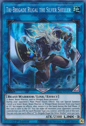Image of Tri-Brigade Rugal the Silver Sheller (MP21-EN197) - 2021 Tin of Ancient Battles 1st Edition