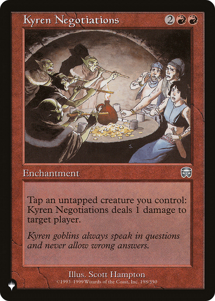 Image of Kyren Negotiations (LIST-MMQ-198) - The List