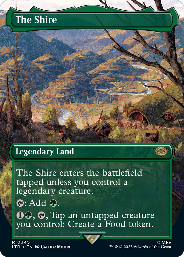 Image of The Shire (Borderless) (LTR-345) - The Lord of the Rings: Tales of Middle-earth (Borderless) Foil