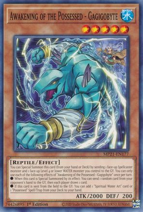 Image of Awakening of the Possessed - Gagigobyte (MP21-EN177) - 2021 Tin of Ancient Battles 1st Edition