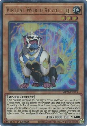 Image of Virtual World Xiezhi - Jiji (MP21-EN175) - 2021 Tin of Ancient Battles 1st Edition