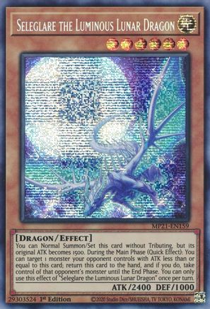 Image of Seleglare the Luminous Lunar Dragon (MP21-EN159) - 2021 Tin of Ancient Battles 1st Edition