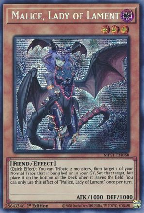 Image of Malice, Lady of Lament (MP21-EN060) - 2021 Tin of Ancient Battles 1st Edition