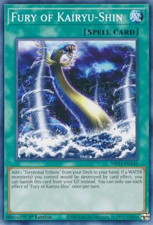 Image of Fury of Kairyu-Shin (MP21-EN145) - 2021 Tin of Ancient Battles 1st Edition