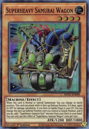 Image of Superheavy Samurai Wagon (MP21-EN089) - 2021 Tin of Ancient Battles 1st Edition