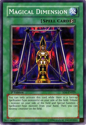 Image of Magical Dimension (SD6-EN029) - Structure Deck: Spellcaster's Judgment Unlimited