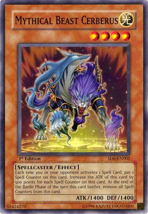Image of Mythical Beast Cerberus (SD6-EN002) - Structure Deck: Spellcaster's Judgment 1st Edition