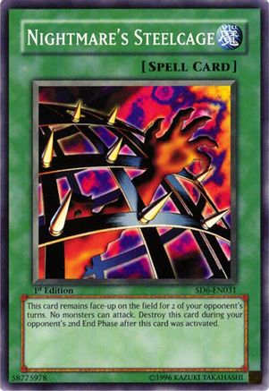 Image of Nightmare's Steelcage (SD6-EN031) - Structure Deck: Spellcaster's Judgment Unlimited