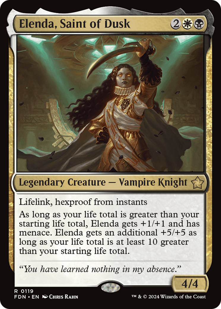 Image of Elenda, Saint of Dusk (FDN-119) - Foundations