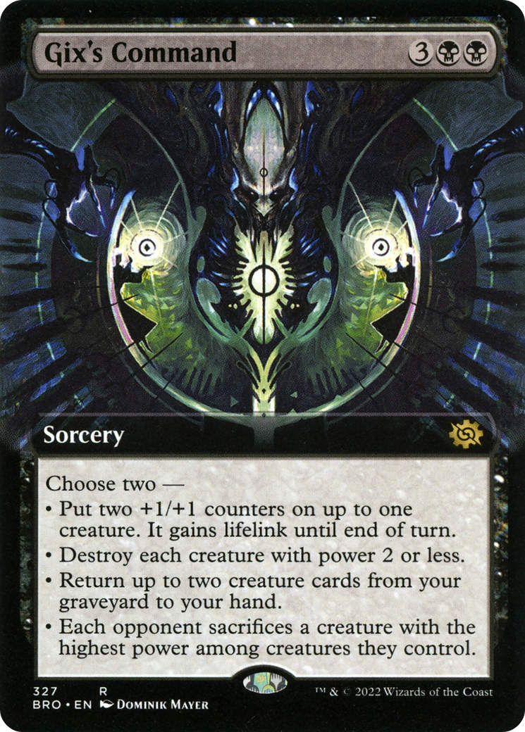 Image of Gix's Command (Extended Art) (BRO-327) - The Brothers' War: (Extended Art)