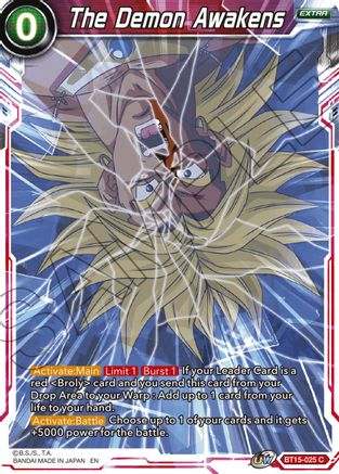 Image of The Demon Awakens (BT15-025) - Saiyan Showdown