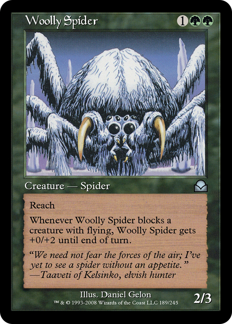 Image of Woolly Spider (ME2-189) - Masters Edition II Foil