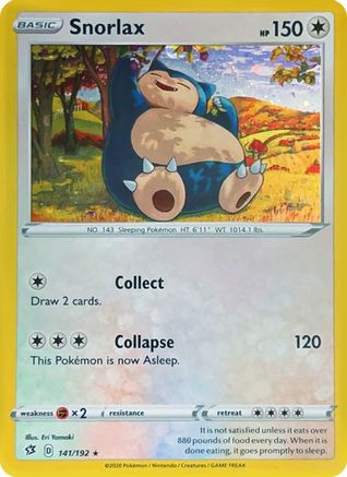 Image of Snorlax 141/192  - Holofoil Miscellaneous Cards & Products - Promo