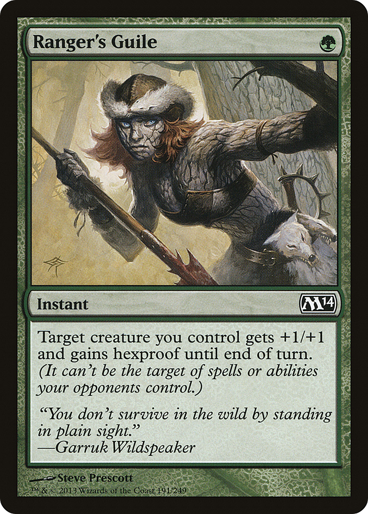 Image of Ranger's Guile (M14-191) - Magic 2014 Foil
