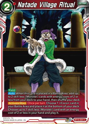 Image of Natade Village Ritual (BT15-024) - Saiyan Showdown Foil