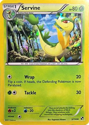 Image of Servine 003/114  - Holofoil Miscellaneous Cards & Products - Promo