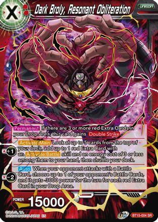 Image of Dark Broly, Resonant Obliteration (BT15-004) - Saiyan Showdown Foil