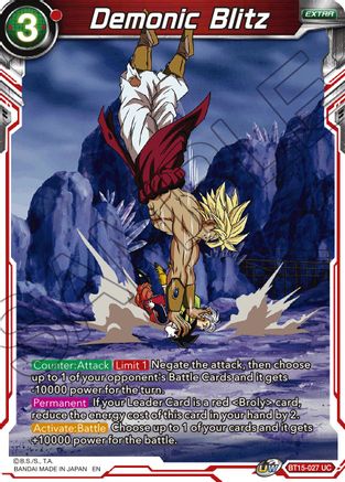 Image of Demonic Blitz (BT15-027) - Saiyan Showdown