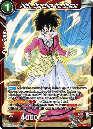 Image of Videl, Opposing the Demon (BT15-015) - Saiyan Showdown