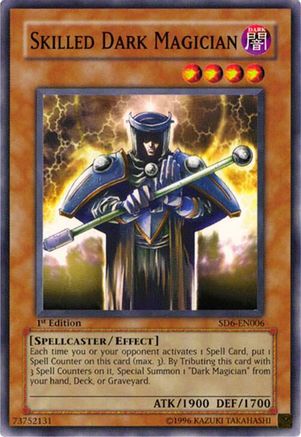 Image of Skilled Dark Magician (SD6-EN006) - Structure Deck: Spellcaster's Judgment 1st Edition