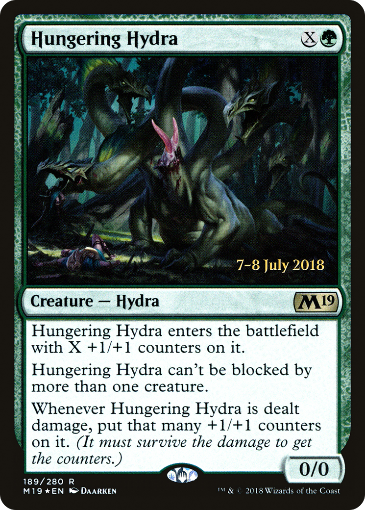 Image of Hungering Hydra (PRE-189) - Core Set 2019 Promos Foil