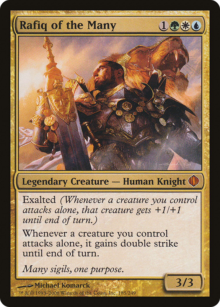 Image of Rafiq of the Many (ALA-185) - Shards of Alara